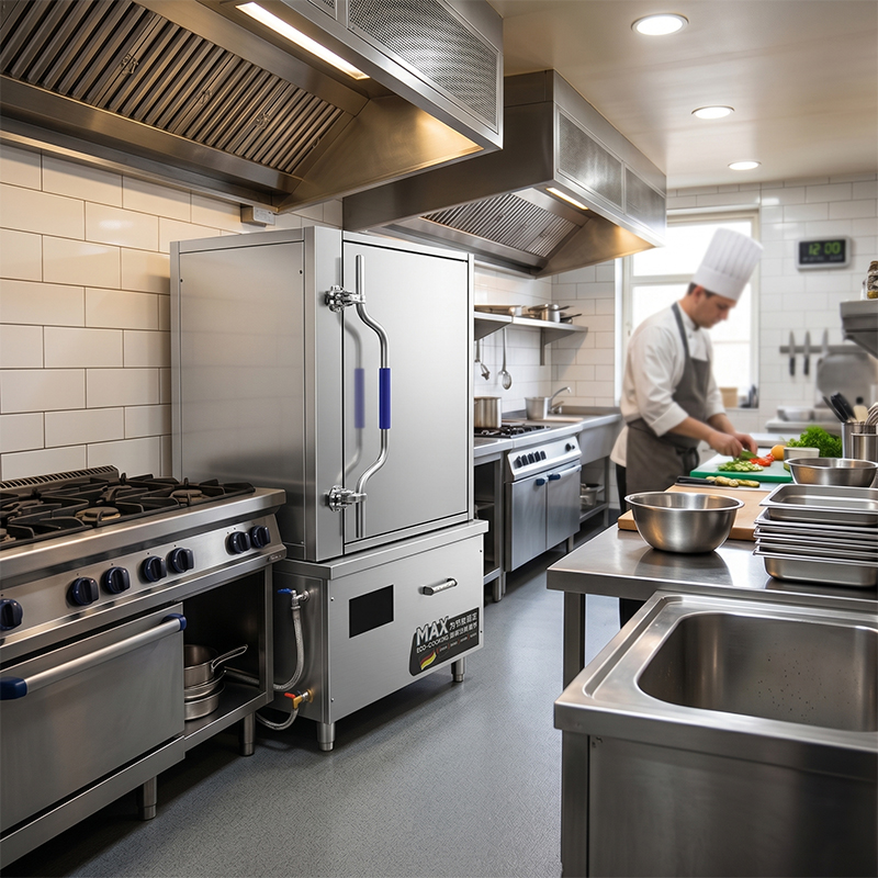 Commercial Kitchen Steamer - In-Smart 12-Tray Peralatan Dapur Komersial, Pengukus
