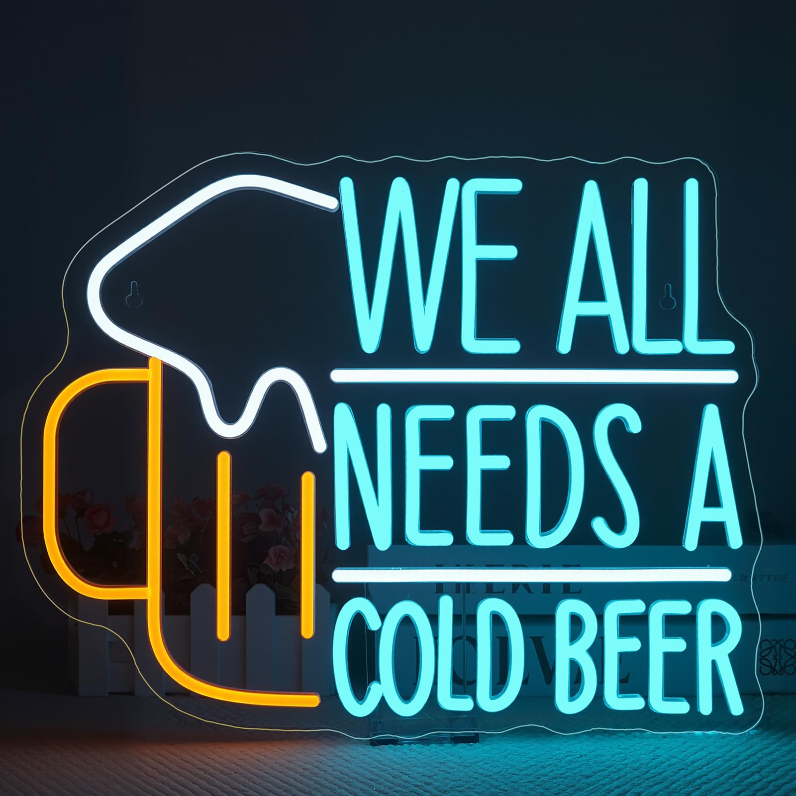 Commercial Kitchen Needs - Lampu Neon Bir LED untuk Bar,