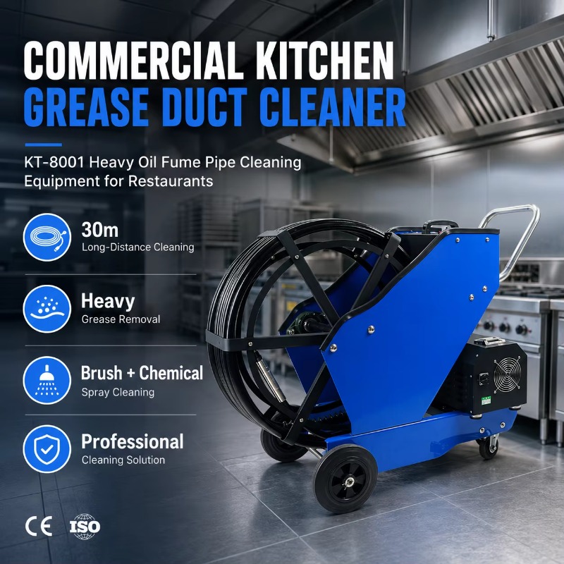 Kitchen Cleaner Commercial - Peralatan Pembersih Saluran Minyak Dapur Komersial