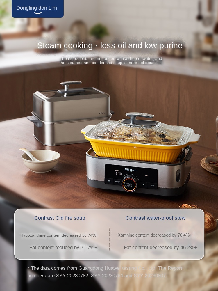 Commercial Kitchen Steamer - Donlim DL-1005 multi-fungsi, mesin reservasi Sarapan,