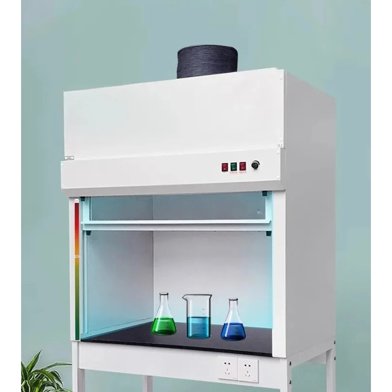 Commercial Exhaust Hood - Kabinet, permukaan meja serba baja, fume