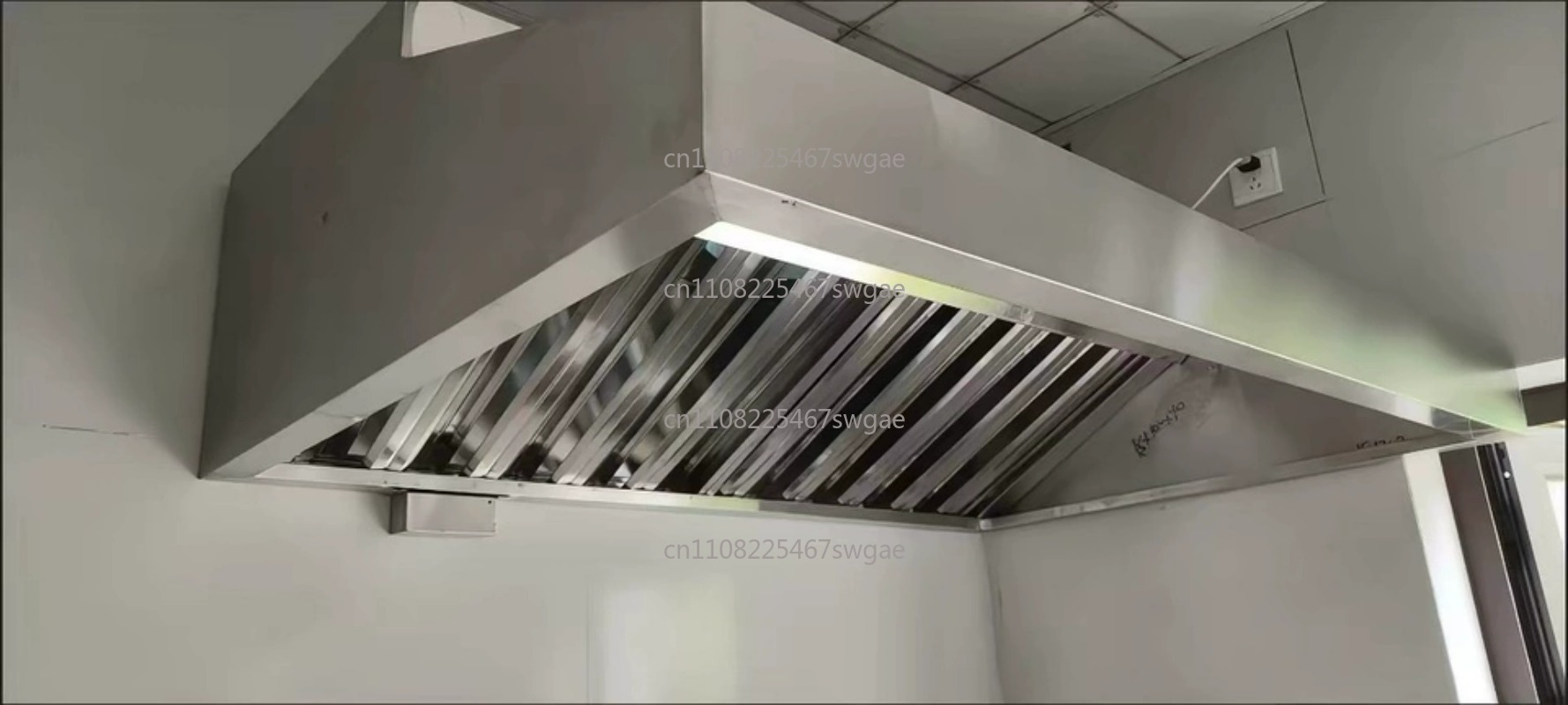 Commercial Exhaust Hood - Penghisap Asap Dapur Baja Tahan Karat