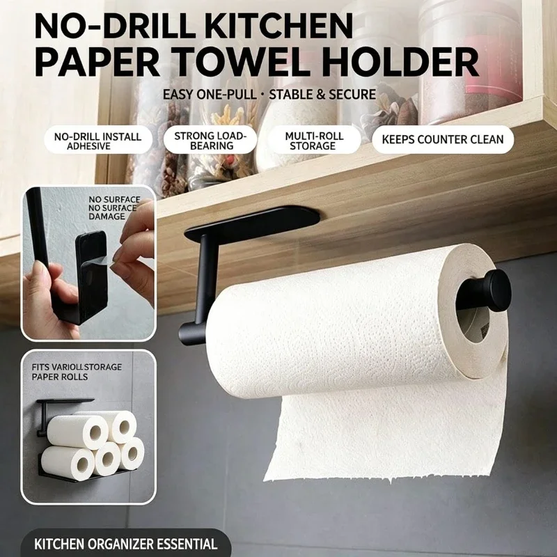 Commercial Kitchen Towels - Rak Gantung Penyimpanan Tisu Kamar Mandi,