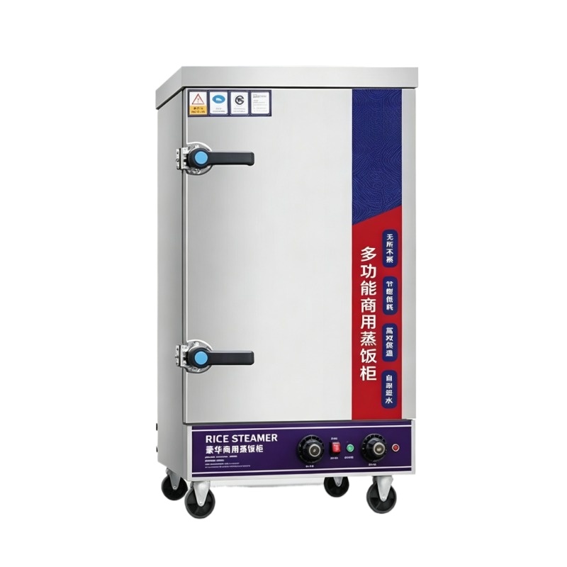 Commercial Kitchen Steamer - Kabinet Pengukus Nasi Stainless Steel, Oven