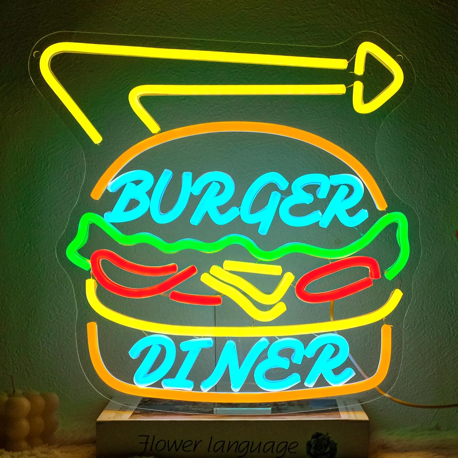 Commercial Kitchen Store - Lampu Dinding Seni Bisnis Tanda Neon