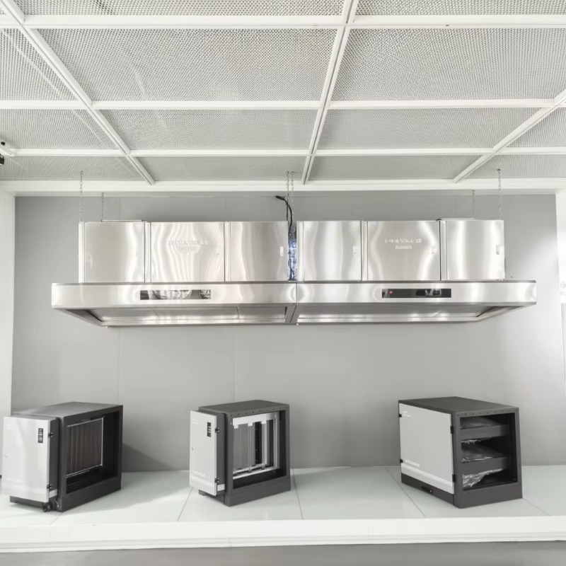 Commercial Exhaust Hood - Penghisap Asap Dapur Komersial yang Dapat