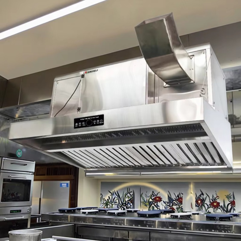 Commercial Kitchen Exhaust Cleaning - Penghisap Asap Dapur Komersial Stainless Steel