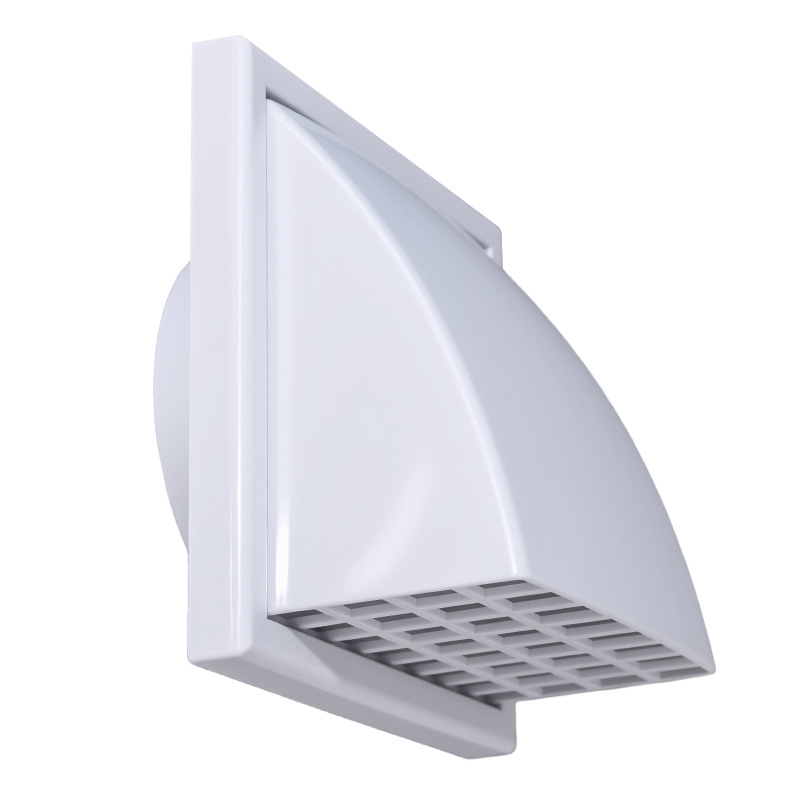 Commercial Exhaust Hood - Kisi-kisi Ventilasi Dinding Eksterior ABS, Saluran