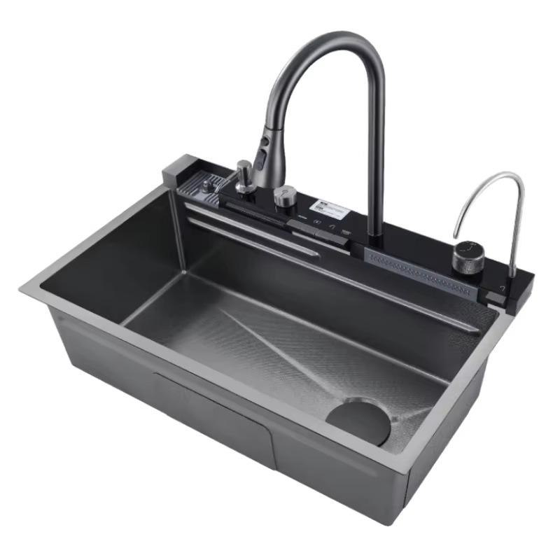 Commercial Quality Kitchen Faucet - Set Wastafel Dapur Berkualitas Tinggi, Satu