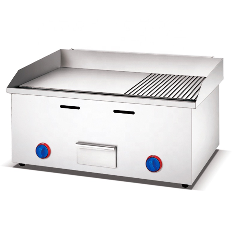 Commercial Kitchen Griddle - Meja Panggangan Listrik Komersial Stainless Steel