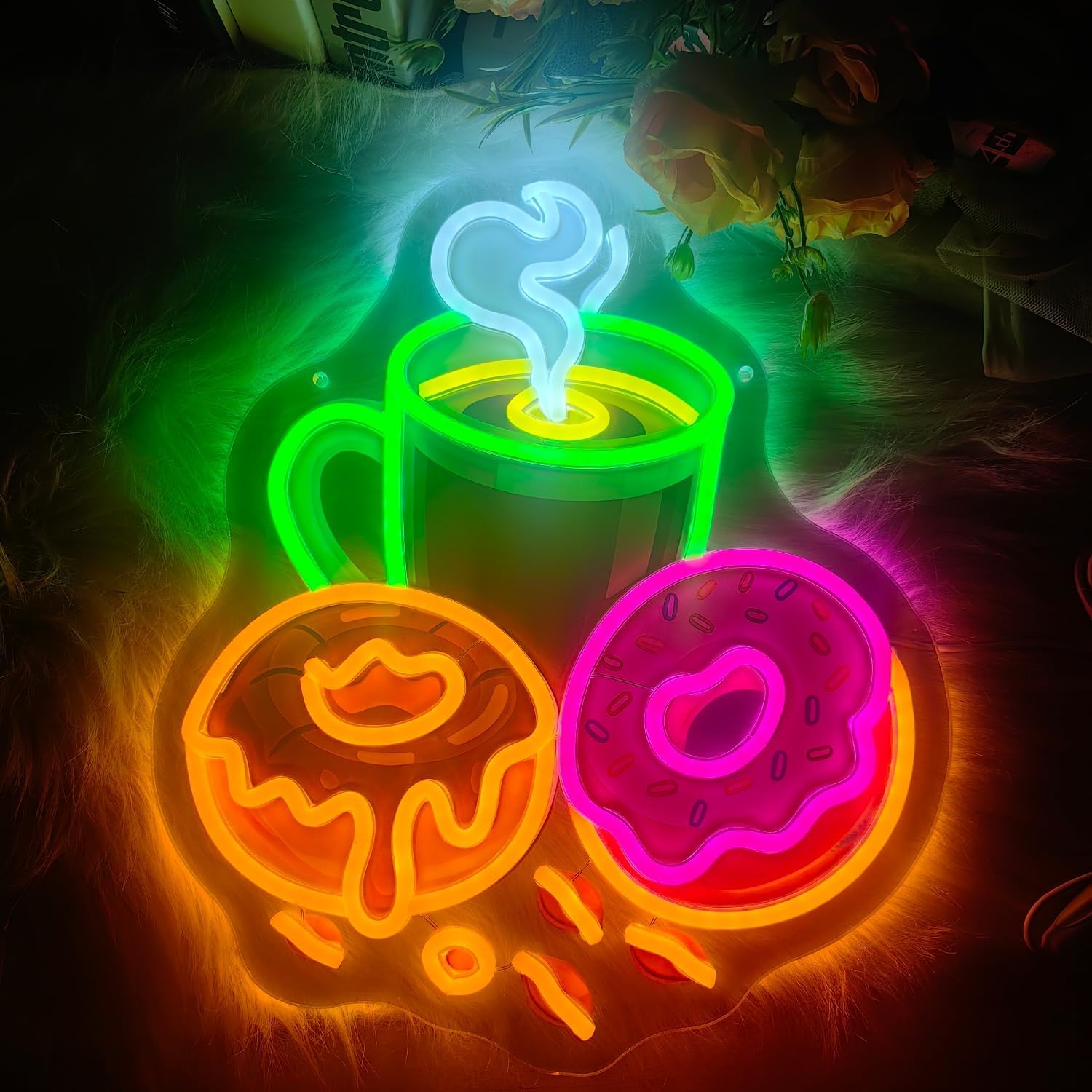 Lampu Neon LED Bentuk Donat, D - Commercial Kitchen Store ulasan dan harga