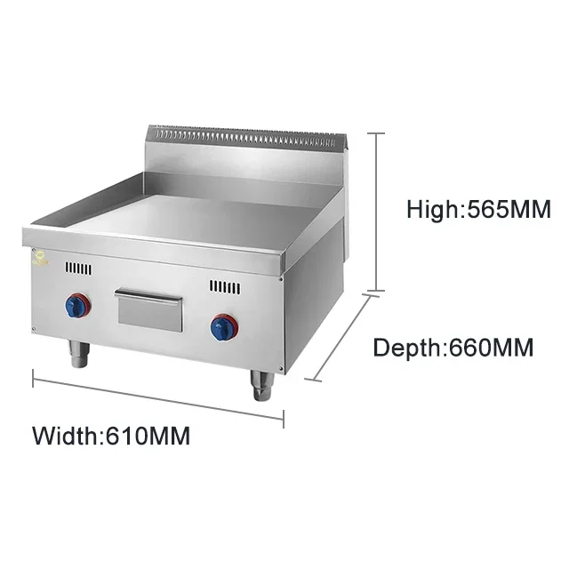 Kompor Panggang Gas Komersial  - Commercial Kitchen Griddle ulasan dan harga
