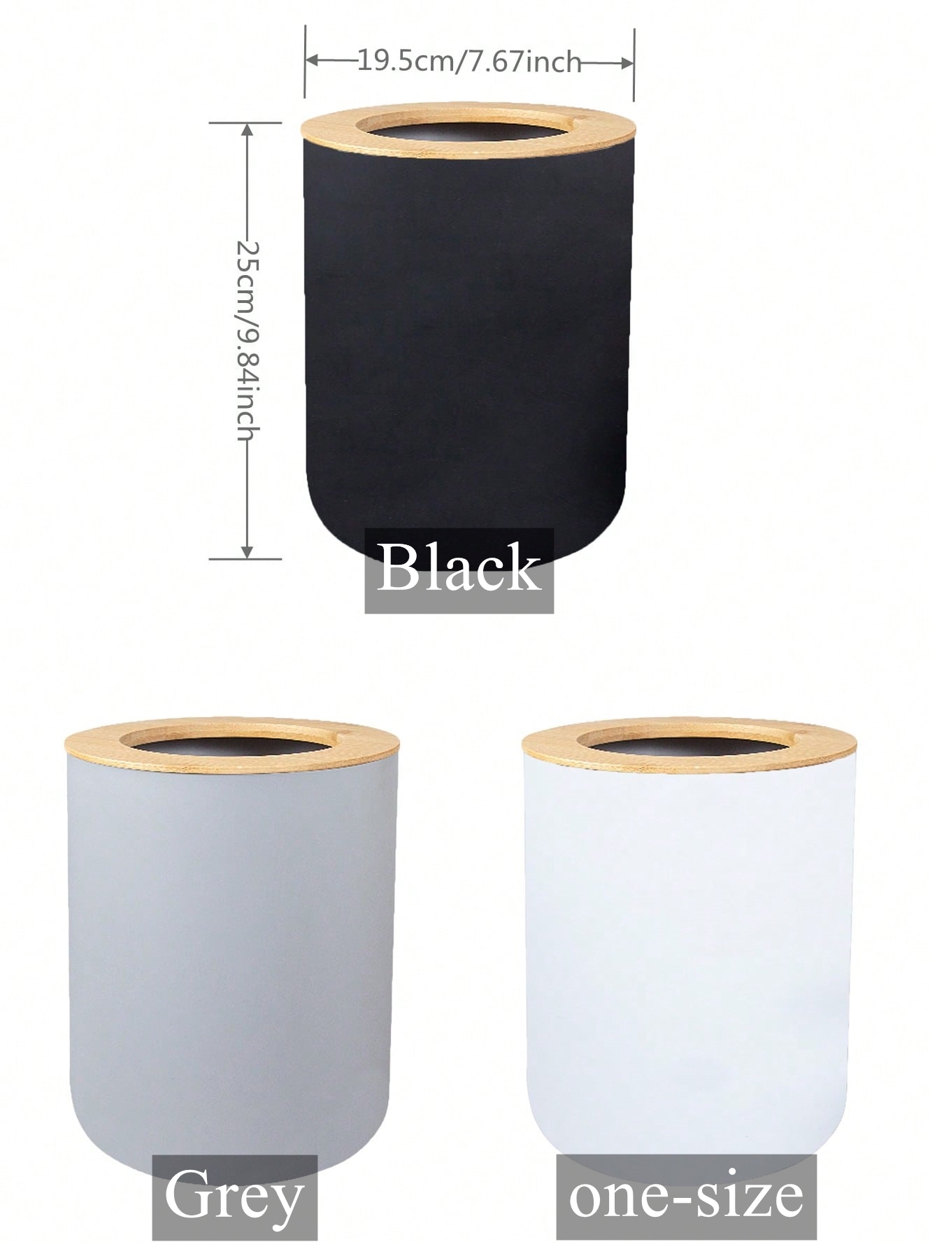 Tempat Sampah Plastik Hitam Mo - Commercial Kitchen Trash Can ulasan dan harga