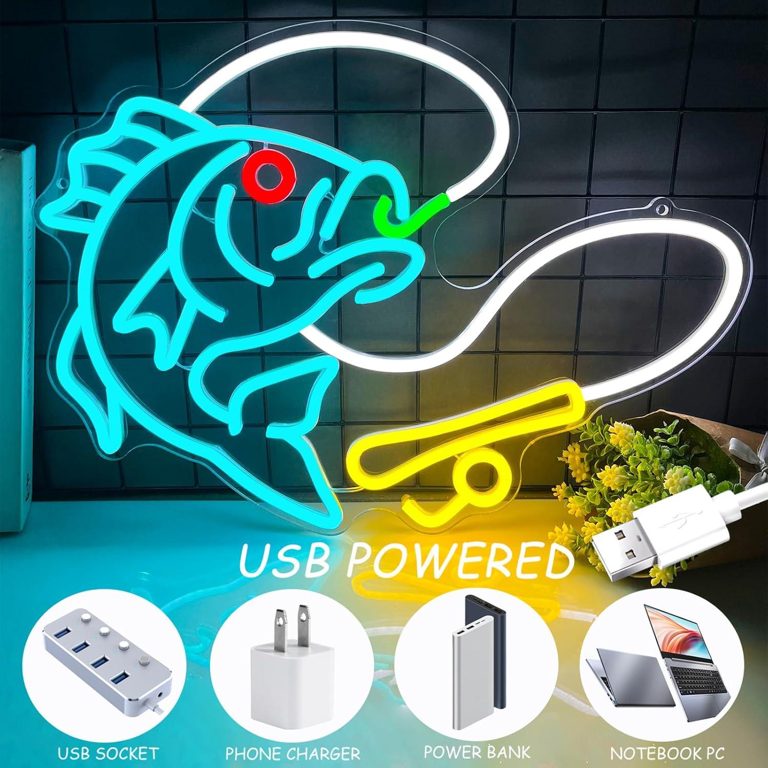 Lampu Neon USB Dimmable Bentuk - Commercial Kitchen Store ulasan dan harga