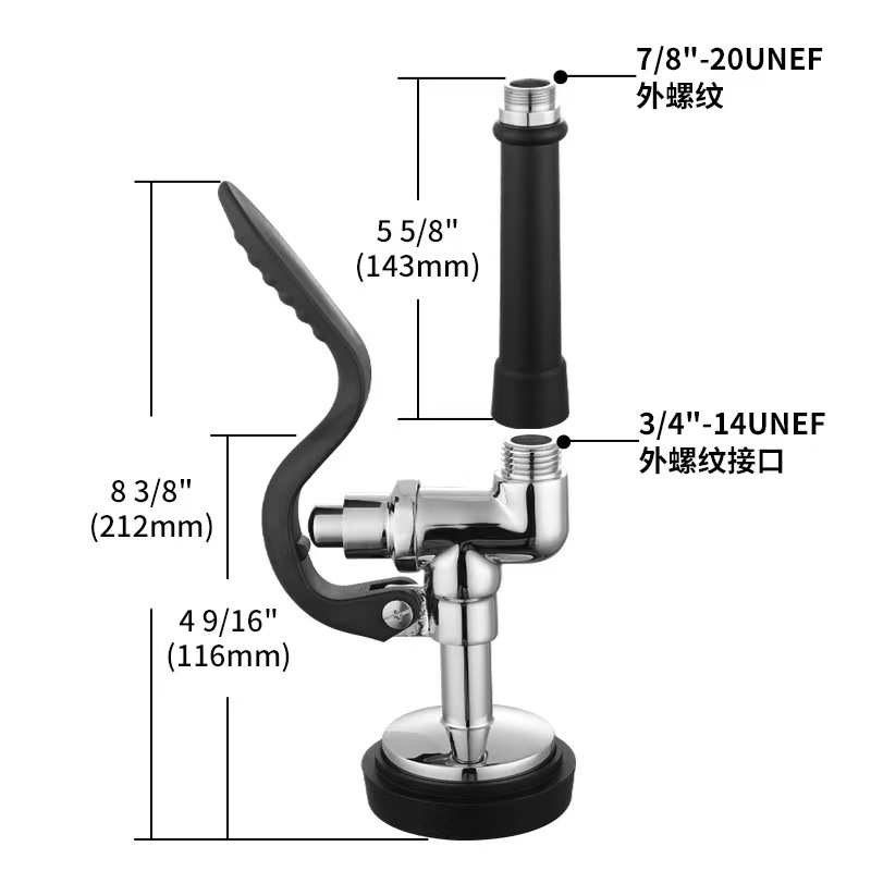 Keran Kuningan Padat Berkualit - Commercial Quality Kitchen Faucet ulasan dan harga