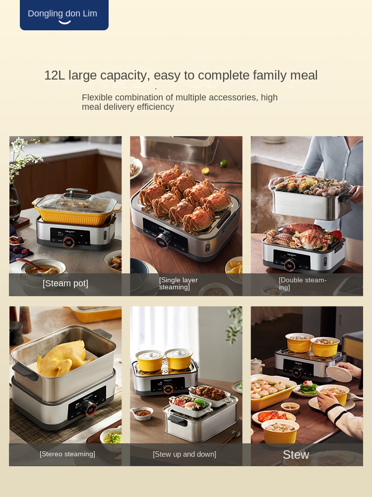 Donlim DL-1005 multi-fungsi, m - Commercial Kitchen Steamer ulasan dan harga