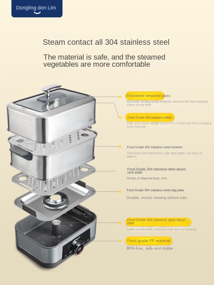 Donlim DL-1005 multi-fungsi, m - Commercial Kitchen Steamer ulasan dan harga
