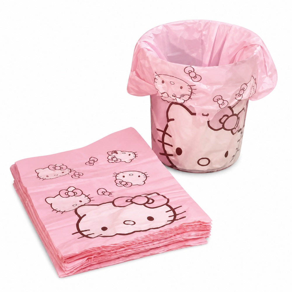 Kantong Sampah Motif Kucing Ka - Commercial Kitchen Trash Can ulasan dan harga