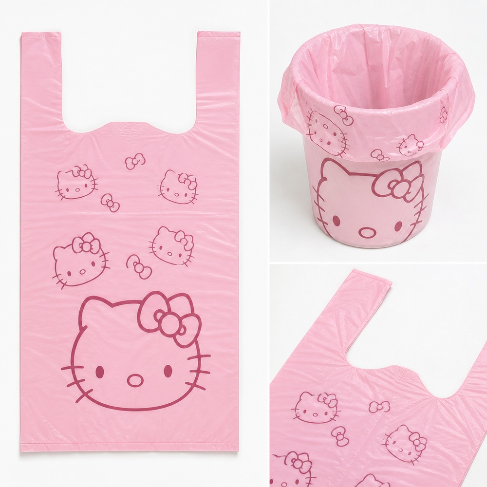 Kantong Sampah Motif Kucing Ka - Commercial Kitchen Trash Can ulasan dan harga