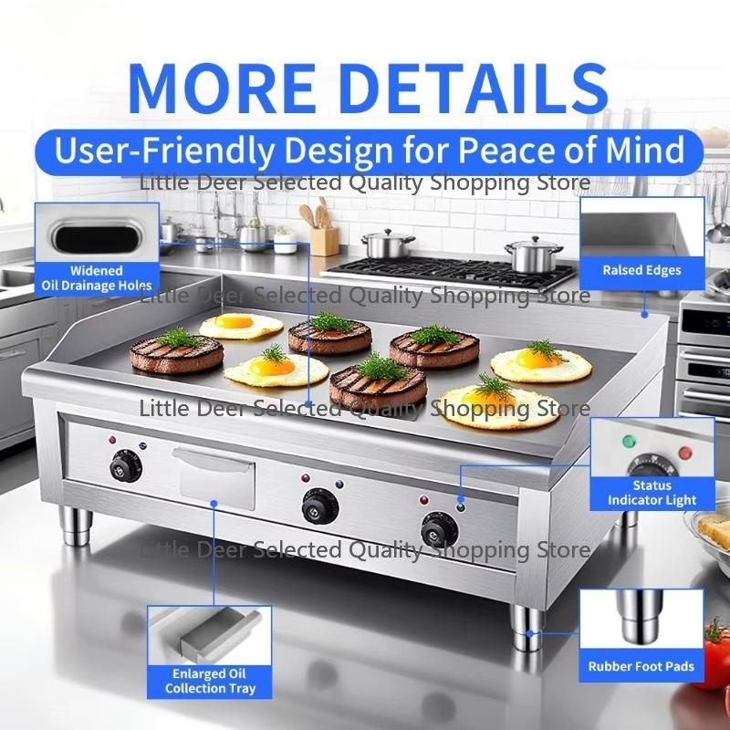Peralatan Dapur Restoran Komer - Commercial Kitchen Griddle ulasan dan harga