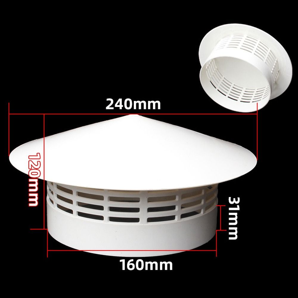 Tutup Ventilasi Hujan PVC Taha - Commercial Exhaust Hood ulasan dan harga
