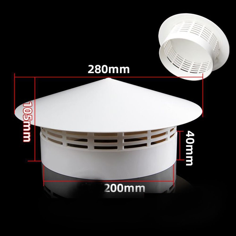 Tutup Ventilasi Hujan PVC Taha - Commercial Exhaust Hood ulasan dan harga