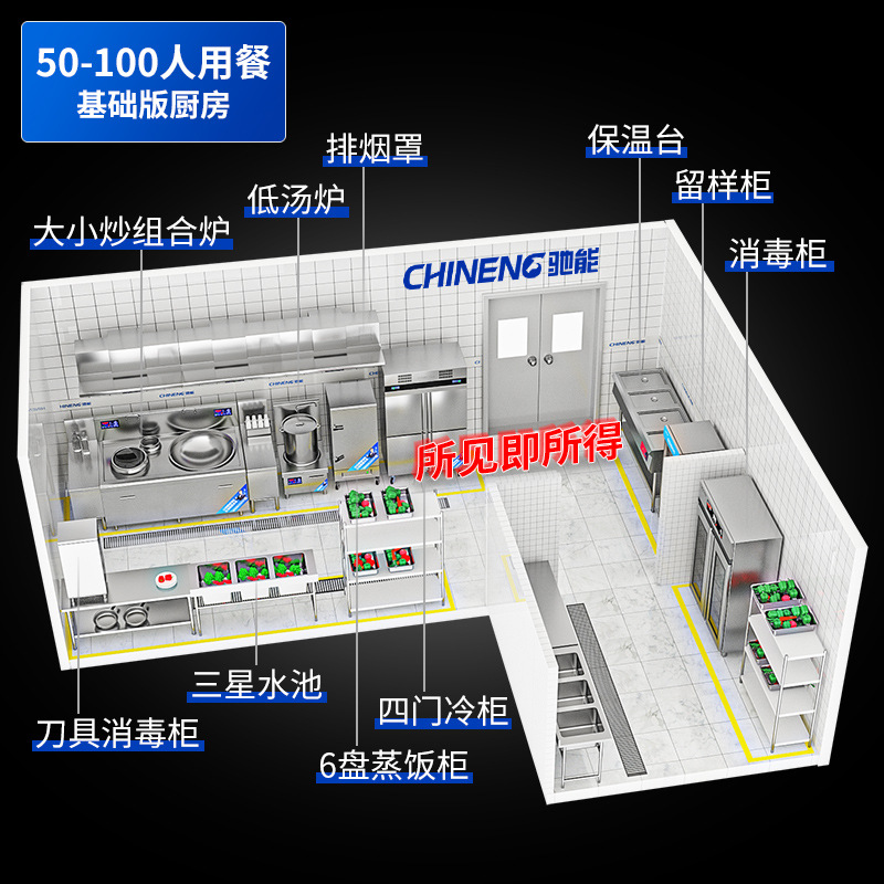 Desain Renovasi Peralatan Dapu - Commercial Kitchen Projects ulasan dan harga
