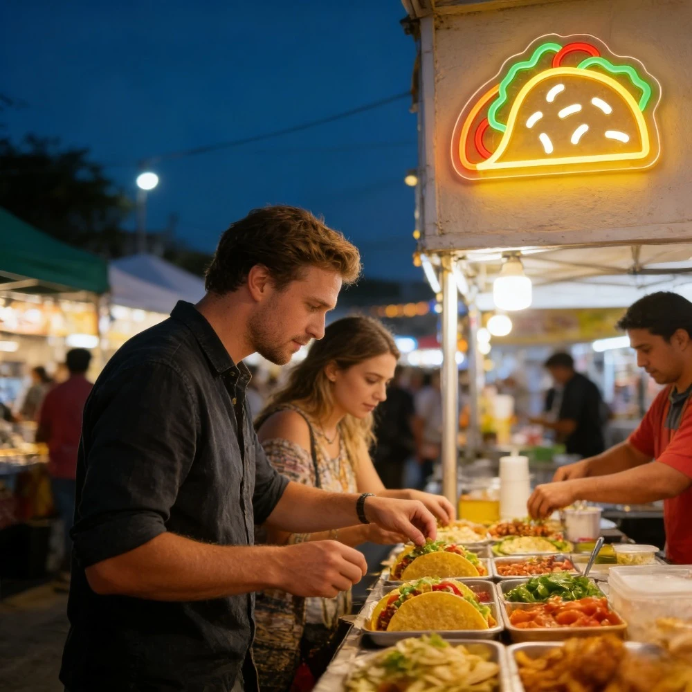 Lampu Neon Taco LED USB yang D - Commercial Kitchen Store ulasan dan harga