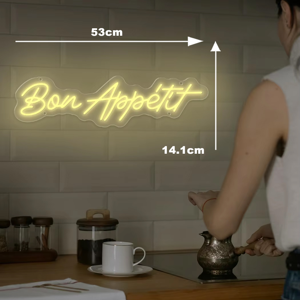 Bon Appetite LED tanda Neon de - Commercial Kitchen Store ulasan dan harga