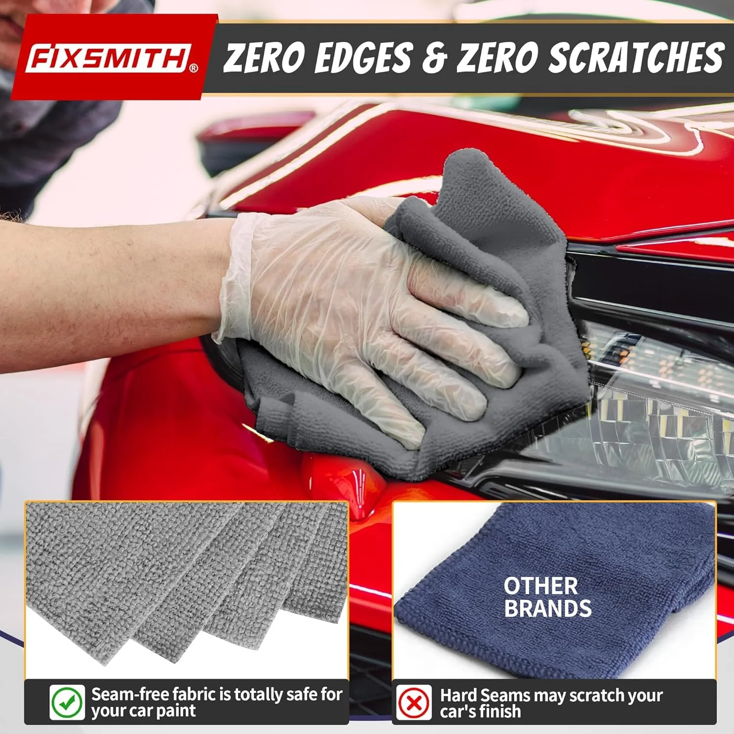 Kain pembersih Microfiber, ala - Commercial Kitchen Towels ulasan dan harga