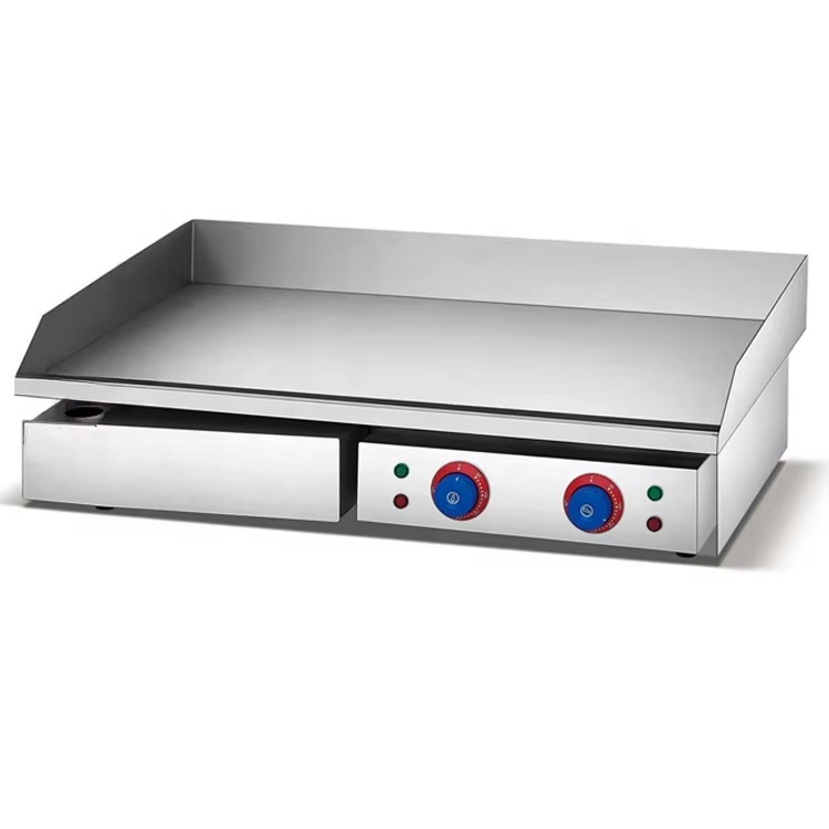 Meja Panggangan Listrik Komers - Commercial Kitchen Griddle ulasan dan harga